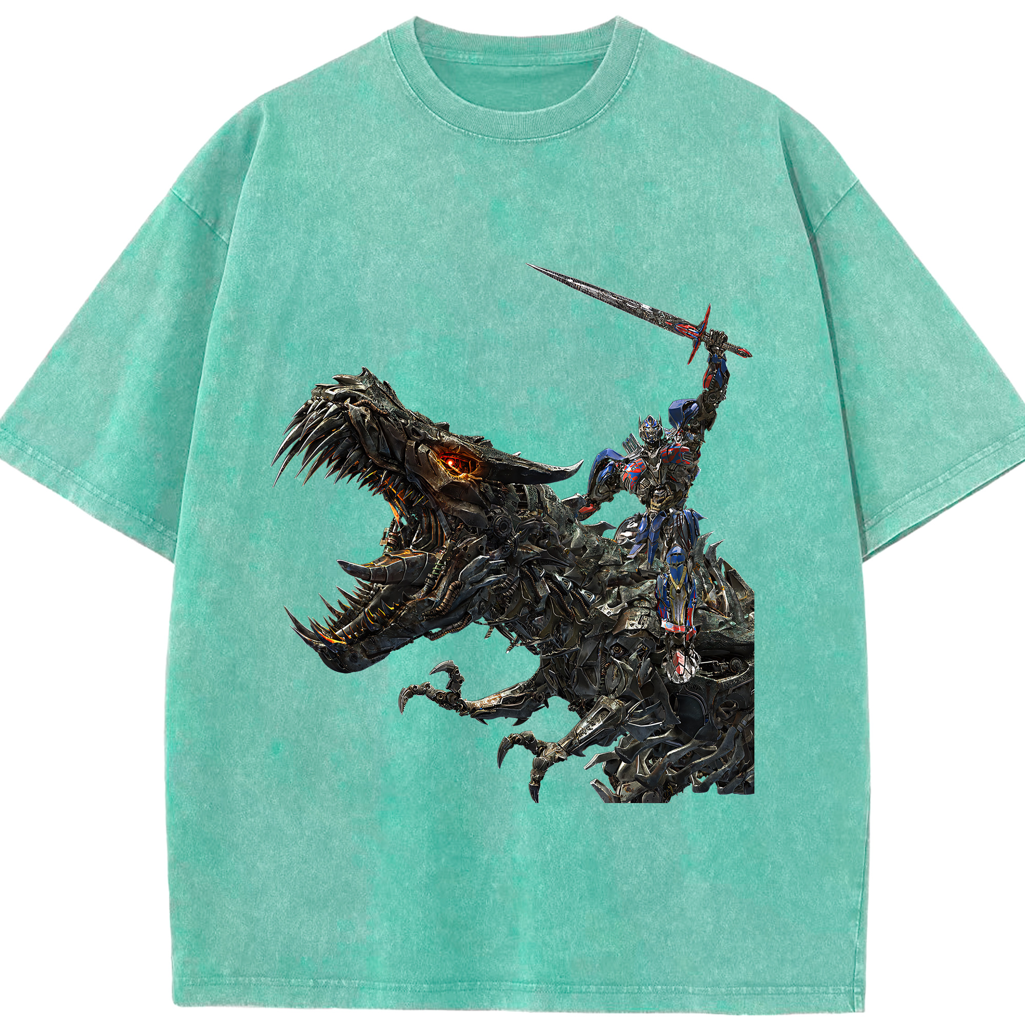 （画像用） Transformers トランスフォーマー 綿100% ヴィンテージ風 半袖Tシャツ（フロントプリント）